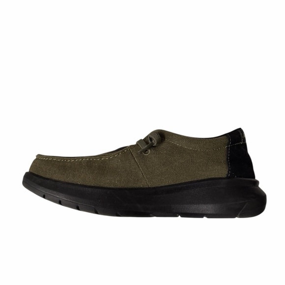 ARIAT Mens Hilo Dusted Olive Green American Flag Casual Shoe Size 7 - Picture 5 of 12